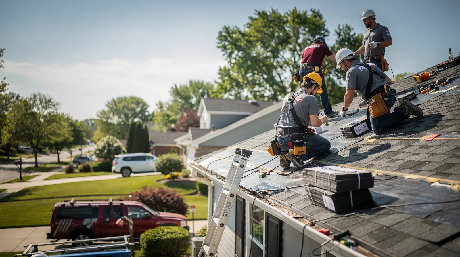 Roof Repair in Prospect Heights, IL around you